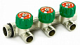 Коллектор UNI-FITT 3/4" 3 выхода 1/2' плск. упл.