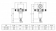 Фильтр промывной Uni-Fitt ВН 1/2" х 3/4"