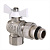 Кран шаровой VALTEC BASE Американка 3/4" ВР-НР угловой 